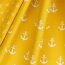 Cotton poplin anchor - yellow