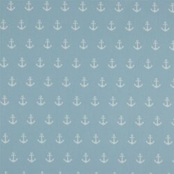 Anchor cotton poplin - light blue