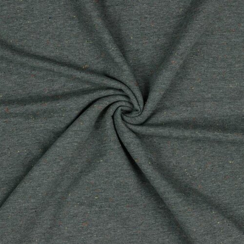Sweat-shirt câlin mouchetures colorées - gris tacheté