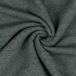 Knuffelig sweatshirt kleurrijke spikkels - gevlekt grijs