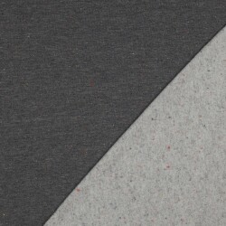 Cuddly sweatshirt colorful speckles - mottled gray