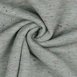Cuddly sweatshirt colorful speckles - light gray mottled