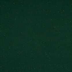 Kuschelsweat bunte Sprenkel - dunkelgrün