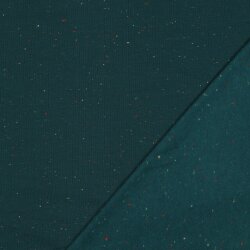 Clin sweat-shirt mouchetures colorées - bleu cyan foncé