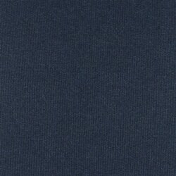 Ripp Strickbündchen - dunkelblau meliert