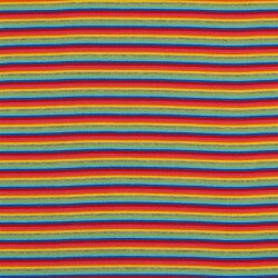 Strickbündchen Regenbogen Streifen - bunt