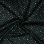 Cotton poplin glitter dots - black