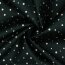 Cotton poplin glitter dots - black