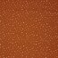 Cotton poplin glitter dots - light rust