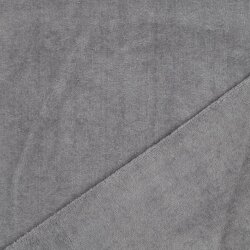 TERRY VELVET BAMBOO - mittelgrau
