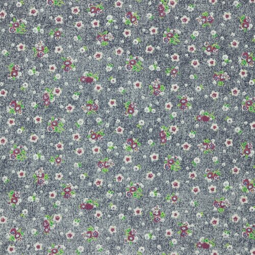 Jeans - flores moradas DARK