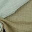 Doppelseitiger Musselin Organic - nilblau/taupe