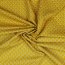 Cotton poplin FANTASY flowers - honey yellow