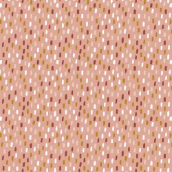 RAINBOW cotton poplin - dusky pink