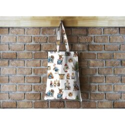 Canvas Digital XMAS Animals - wit