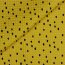 Waffle piqué dots - ochre