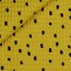 Waffle piqué dots - ocre