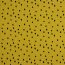 Waffle piqué dots - ochre