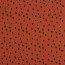 Waffle piqué dots - rojo piedra
