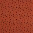 Waffle piqué dots - stone red