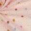 Points de mousseline RAINY - rose clair