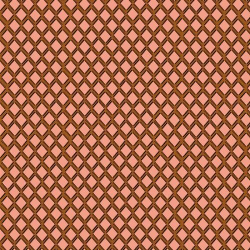 Cotton Satin Stretch SQUARES - dark apricot