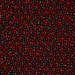 Viscose-Lurex Dots - black