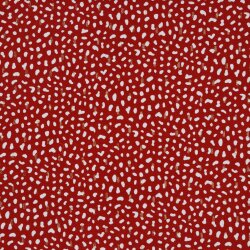 Viscose-lurex dots - dark burgundy