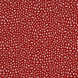 Viscose-lurex dots - dark burgundy