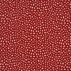 Viscose-lurex dots - dark burgundy