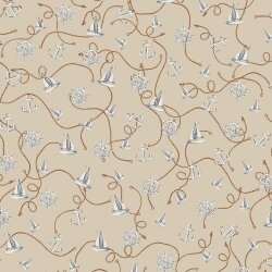 Viscose SAILBOAT - sand