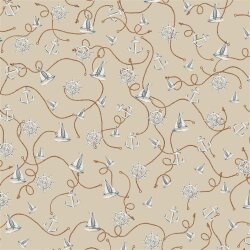 Viscose SAILBOAT - sand