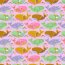 Popeline de coton organique BEAUTIFUL WHALE - rose clair