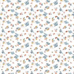 Cotton poplin birds