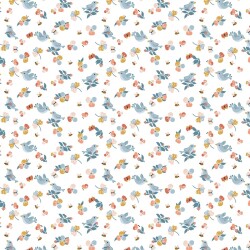 Cotton poplin birds