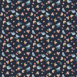 Cotton poplin birds