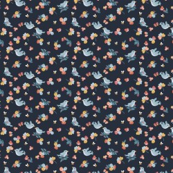 Cotton poplin birds