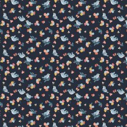 Cotton poplin birds