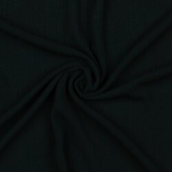 Lino di viscosa schiantato - nero