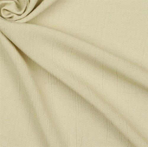 Viscose linnen gecrasht - beige