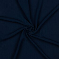 Linge de viscose écrasé - bleu foncé