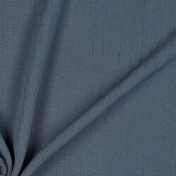 Linge de viscose écrasé - bleu ombre