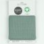 Strickbündchen Organic "Cuff Me College" Organic 7cm - dunkelmint