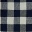 Linge viscose YARN DYED CHECK - bleu foncé