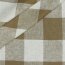 Viscose linen YARN DYED CHECK - light brown