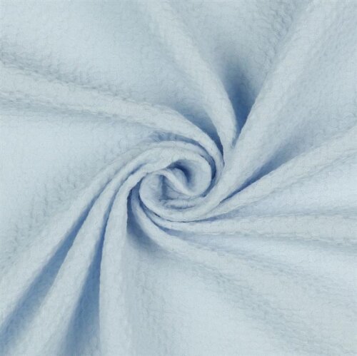 Cotton jacqard - light blue