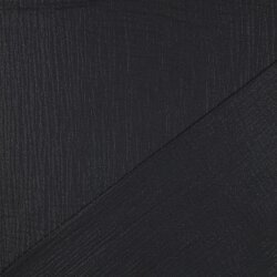 Muselina fina purpurina puntos - negro
