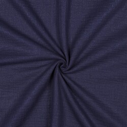 Muslin fine glitter dots - dark blue