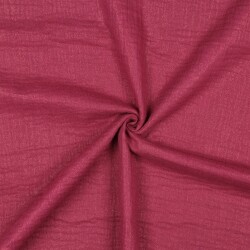 Muslin fine glitter dots - cherry