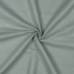 Muslin fine glitter dots - nile blue